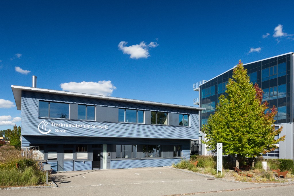 Tierkrematorium Schweiz Seon Gebäude