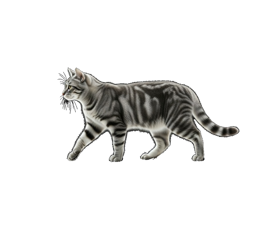 Erwachsene Katze fuer Gesundheitscheck